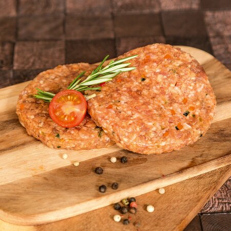 Rinds-Hamburger mit Gemüse